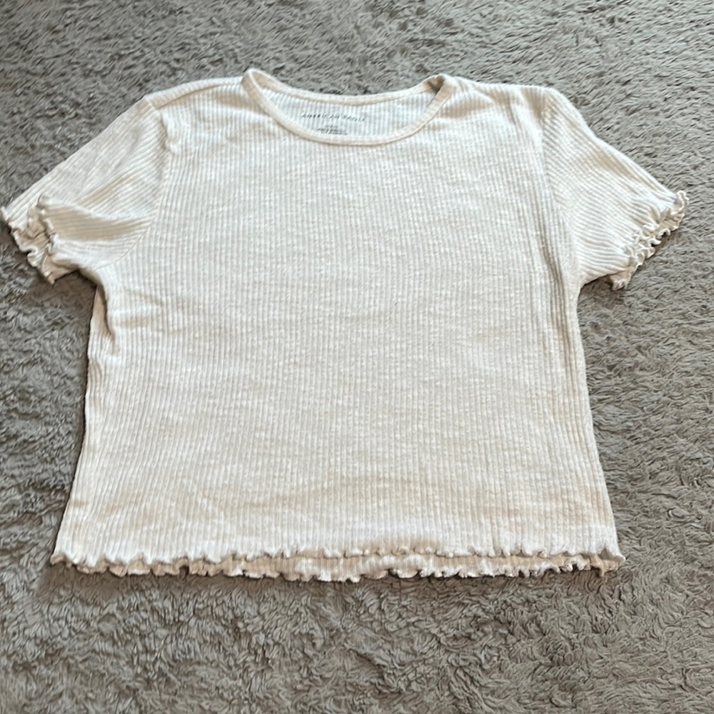 American eagle ribbed t-shirt